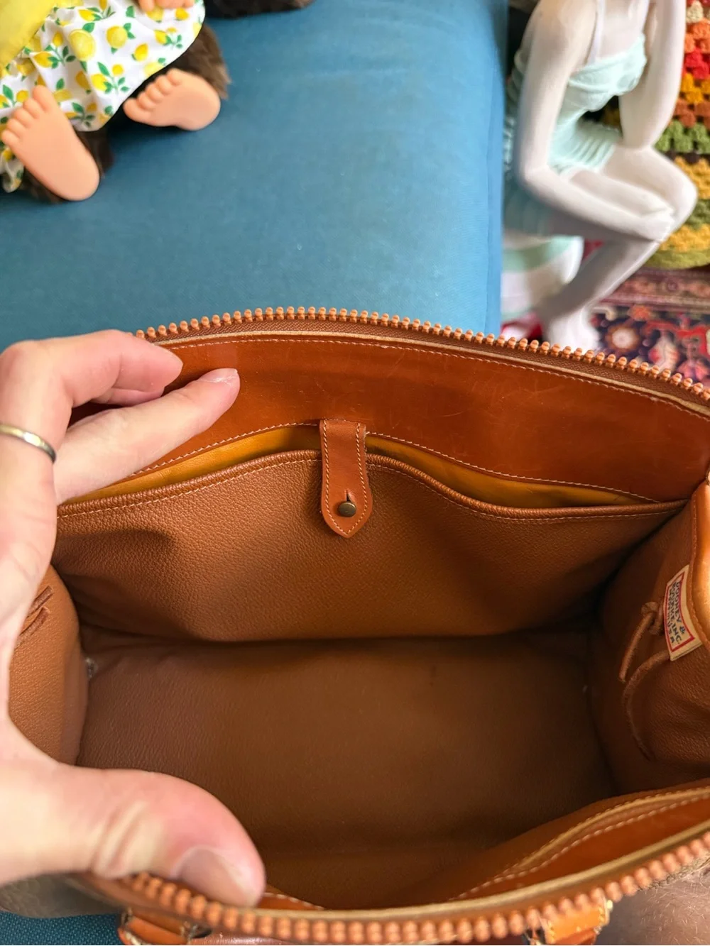 Dooney & Bourke vintage 90s All Weather leather satchel